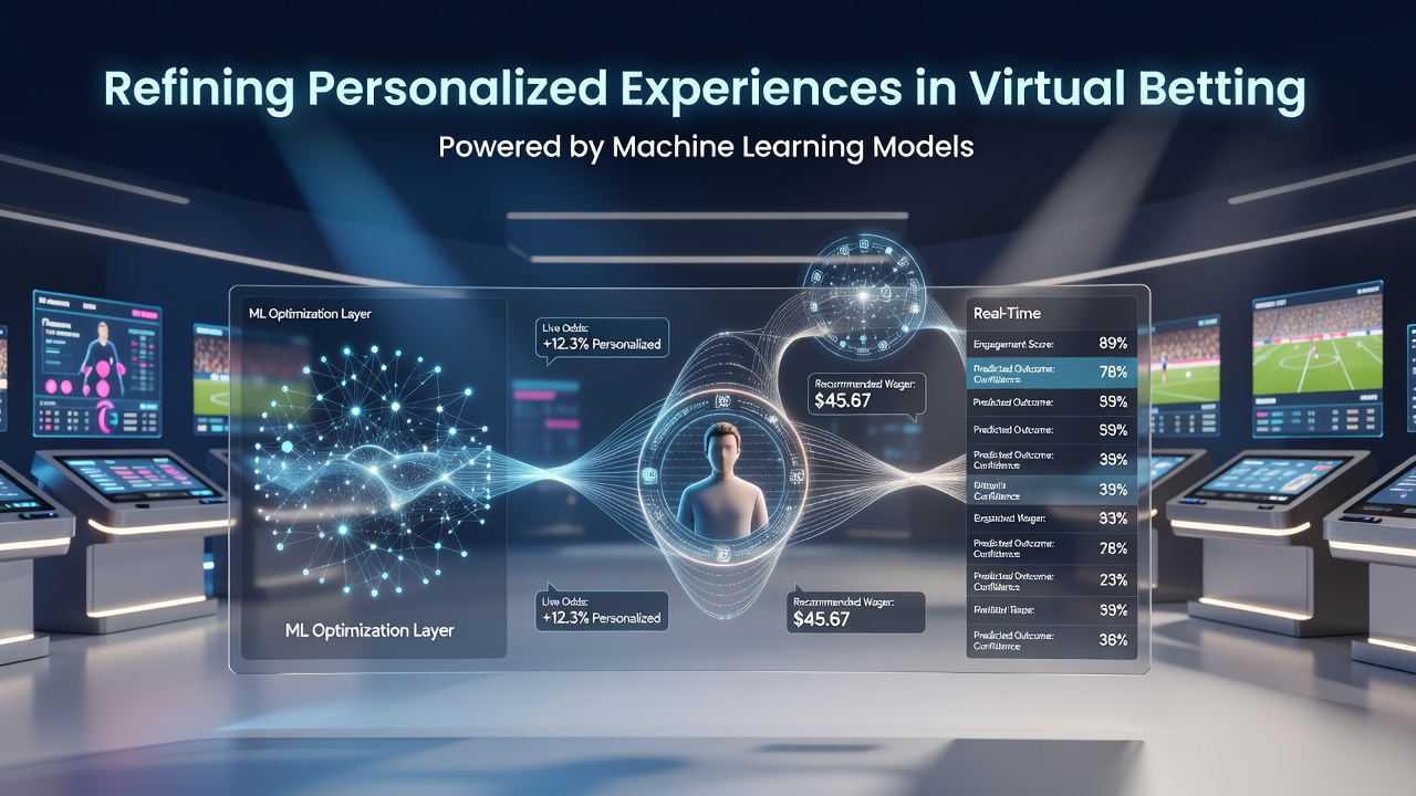 Machine learning algorithms analyzing user data patterns in virtual betting platforms to deliver tailored recommendations