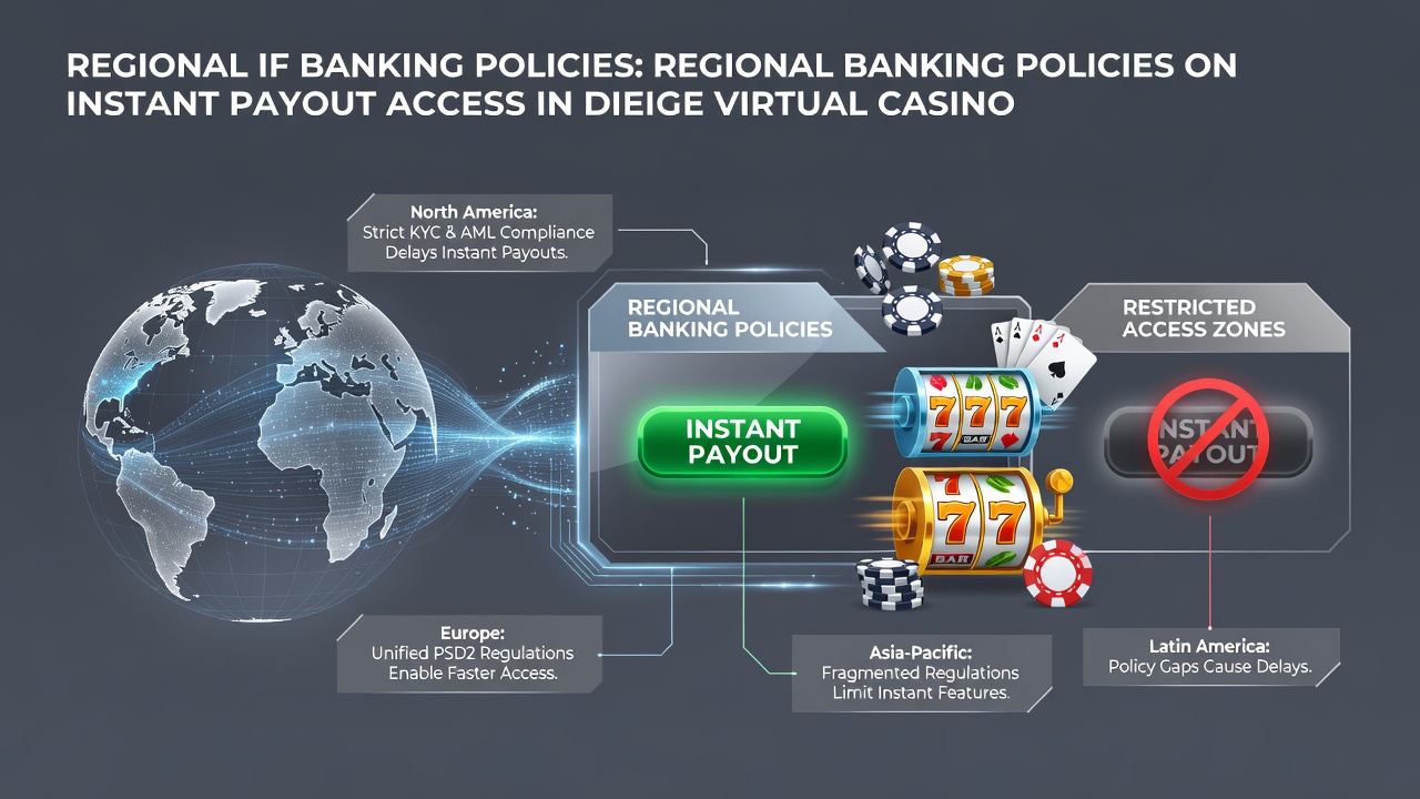 Regional banking regulations influencing instant casino payout systems